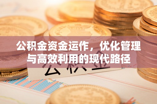 横县公积金资金运作，优化管理与高效利用的现代路径