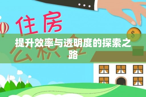 横县提升效率与透明度的探索之路
